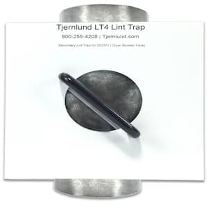 8.4 in. x 8 in x 10.1 in. Secondary Lint Trap for Dryers Booster Fans