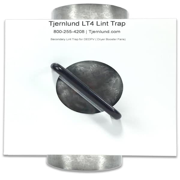 Tjernlund 8.4 in. x 8 in x 10.1 in. Secondary Lint Trap for Dryers Booster Fans