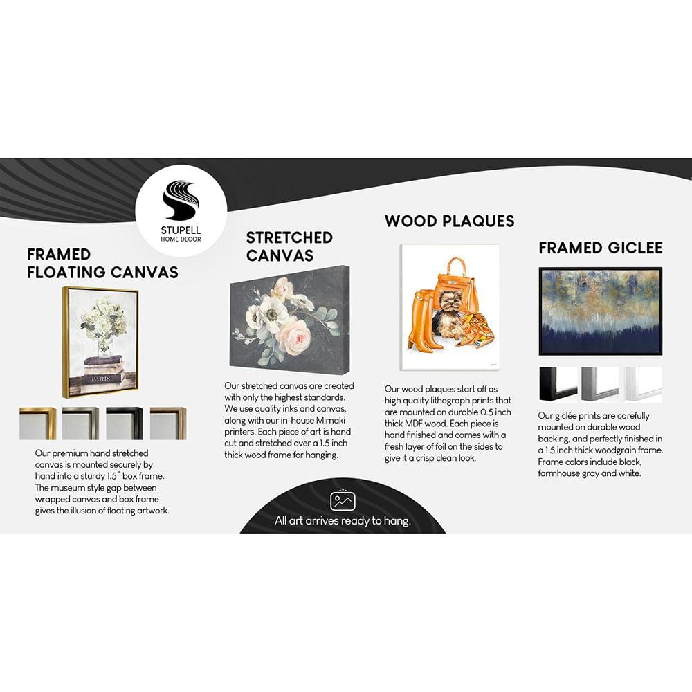 Winter Woodland Animals Christmas Canvas Print in Black Frame