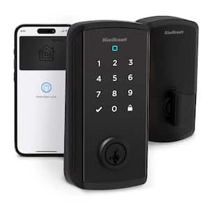 Halo Select Plus Touchscreen Deadbolt Wi-Fi + Matter Smart Lock Apple Home Keys Tap-to-Unlock Technology Matte Black