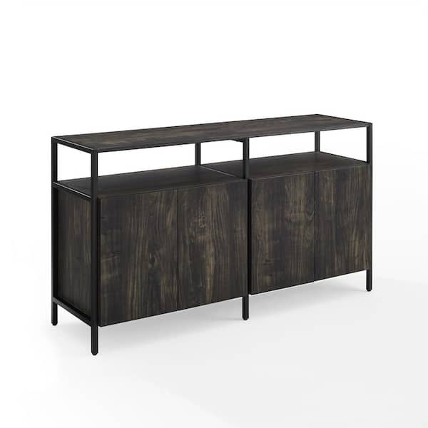 CROSLEY FURNITURE Jacobsen Brown Ash Media Stand