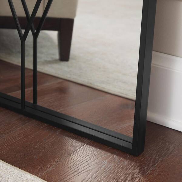 Home Decorators Collection Oversized, Oversized Floor Mirror Black Frame