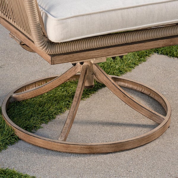 Hampton Bay Haymont 6 piece Steel Wicker Outdoor Dining Chair Set 6 Pack FRS80961 ST CH