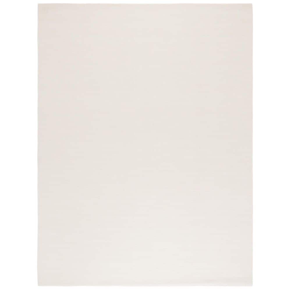 Mirage 8 ft. x 10 ft. Ivory Modern Solid Area Rug