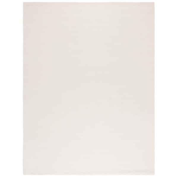 Mirage 8 ft. x 10 ft. Ivory Modern Solid Area Rug