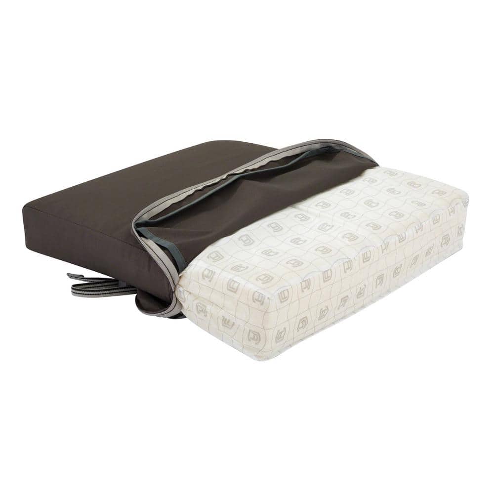 Ravenna Dark Taupe Water-Resistant Outdoor Seat Cushion