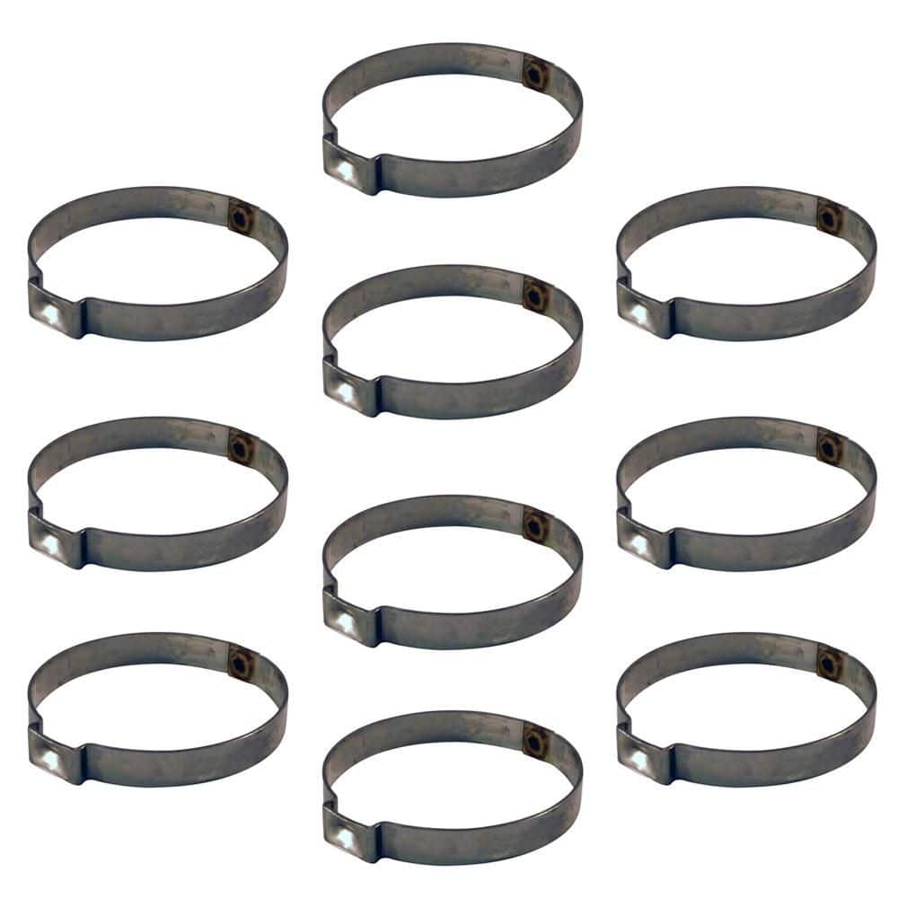 Apollo 1 in. Stainless Steel Poly Pipe Pinch Clamps 10 Pack POLYPC110PK The Home Depot