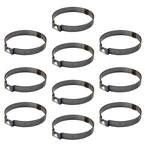 Apollo 1" Stainless Steel Poly Pipe Pinch Clamps- 10 Pack