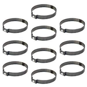 1 in. Stainless-Steel Poly Pipe Pinch Clamps (10-Pack)