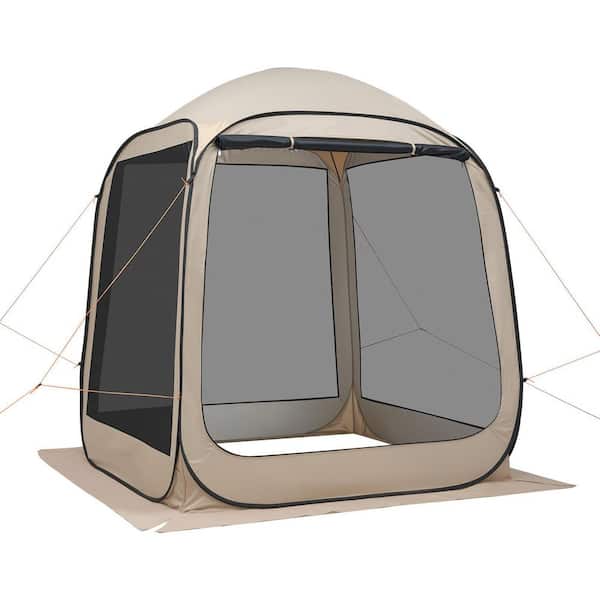 Screen House Tent, 6 x 6 ft. 4-6 Person Pop Up Screen Tent
