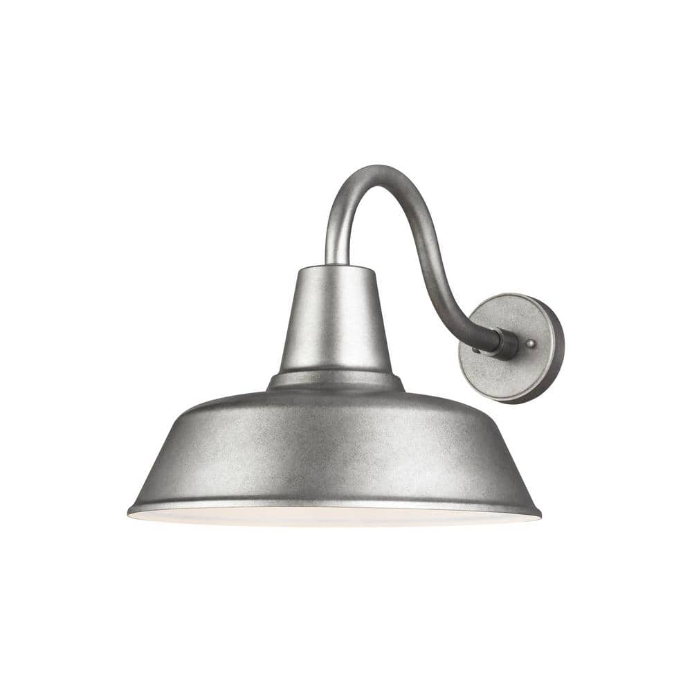 Barn Light 1-Light Weathered Pewter Modern Farmhouse Outdoor Turtle Friendly Wall Lantern Sconce price history on PriceWatchPro
