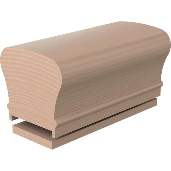0.375 in. D x 2.625 in. W x 96 in. L Unfinished Maple Wood Straight Handrail