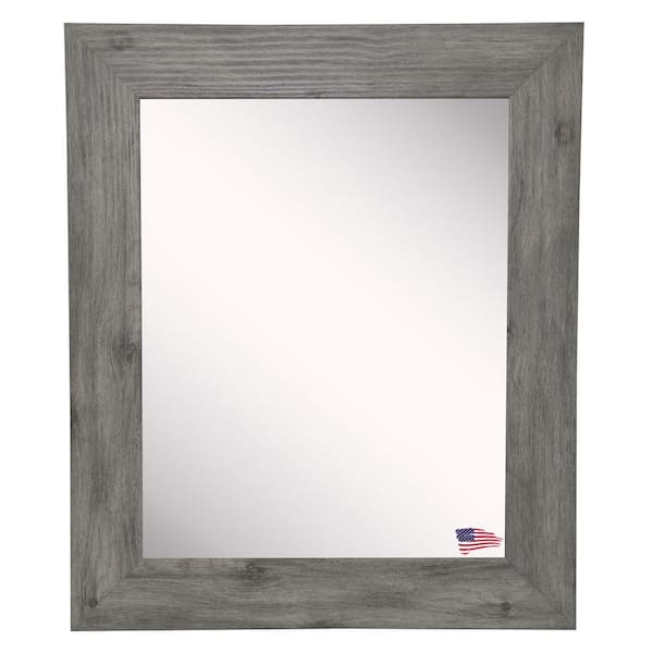 Unbranded Large Rectangle Gray American Colonial Mirror (60 in. H x 40 in. W)