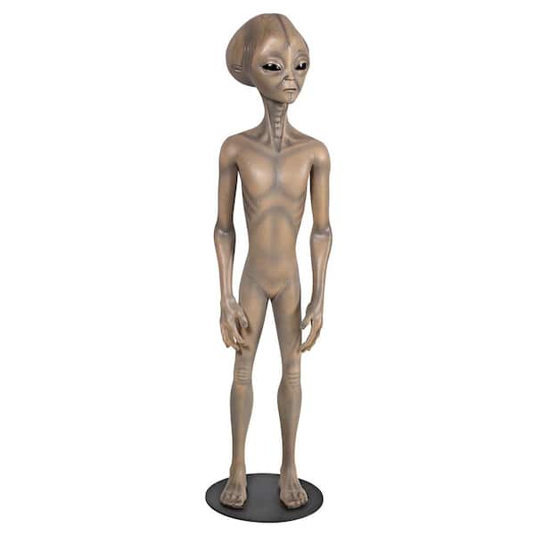 Design Toscano 48 in. Area 51 Extraterrestrial Outer Space Alien Garden Statue