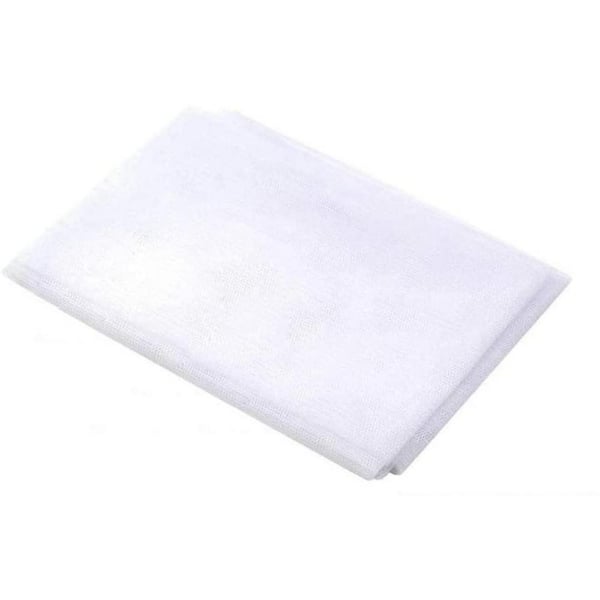 Agfabric 10 ft. x 54 in. White Mosquito Net DIY Fabric Insect Pest Barrier Netting Curtains for Home/Travel/Camping