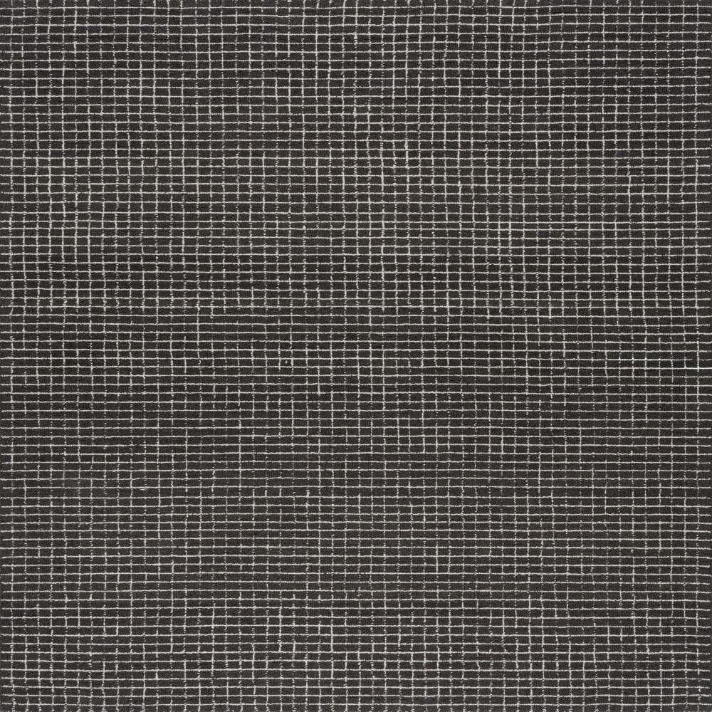 Melrose Checked Wool Charcoal 6 ft. x 9 ft. Indoor/Outdoor Patio Rug price history on PriceWatchPro