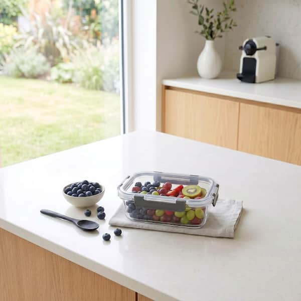 1040ml Rectangular High Borosilicate Glass Food Storage