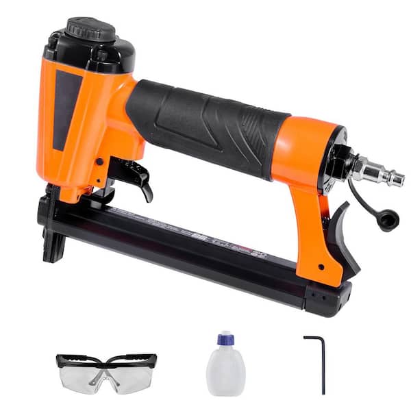 Pneumatic Staple Gun, Cordless 20-Gauge T50 Upholstery Stapler for 7/16 in. Crown 5/32 in.-5/8 in. Length Staples