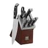 Statement 7-Piece Self-Sharpening Black Knife Block Set 1023202