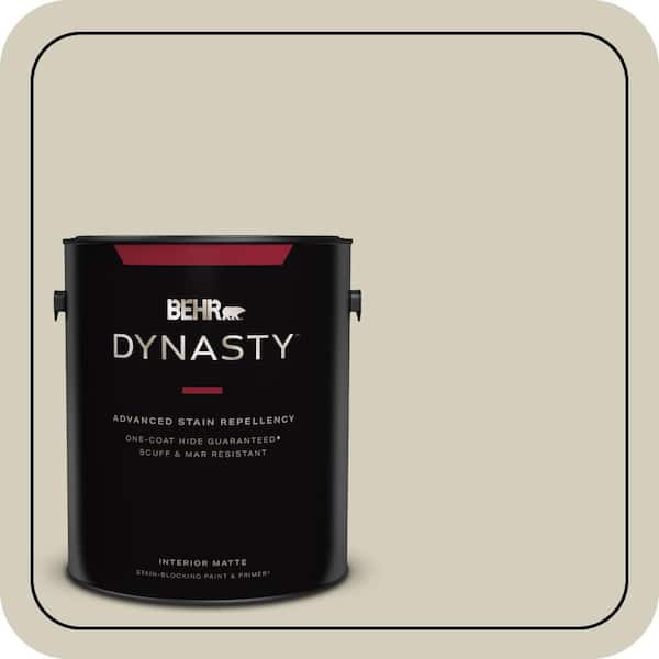 BEHR DYNASTY 1 gal. #780C-3 Ocean Pearl Matte Interior Stain-Blocking Paint & Primer
