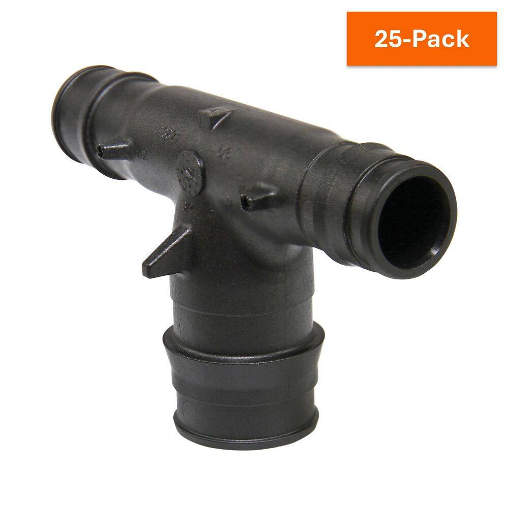 ProPEX 1/2 in. x 1/2 in. x 3/4 in. PEX-A Expansion Barb Engineered Polymer Reducing Tee (25-Pack) price history on PriceWatchPro