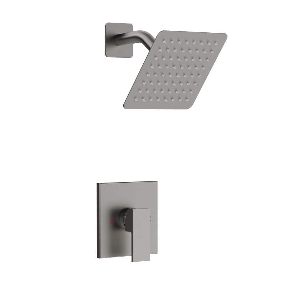 1-Piece Towel Bar Wall Mount Screw-In 1-Spray Dual Shower Head and Handheld Shower Head 2.5 GPM in Polished Chrome price history on PriceWatchPro
