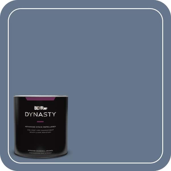 1 qt. #ECC-57-3 Always Indigo Eggshell Enamel Interior Stain-Blocking Paint & Primer