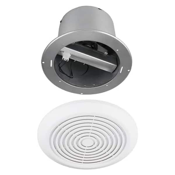 7 Inch Ceiling Exhaust Fan 50 CFM Quiet Ventilation Effective Odor Moisture Removal for Bathroom Laundry Kitchen Garage