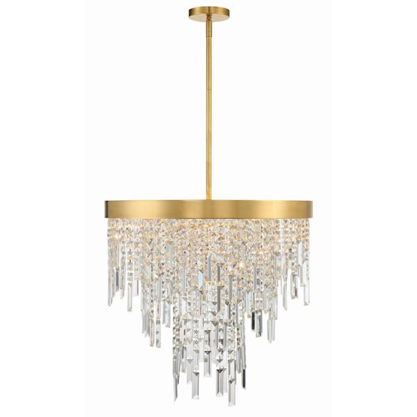 Crystorama Winfield 6-Light Antique Gold Chandelier