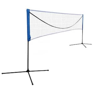 20 ft. Portable Large Tennis Net with Carrying Bag, Blue