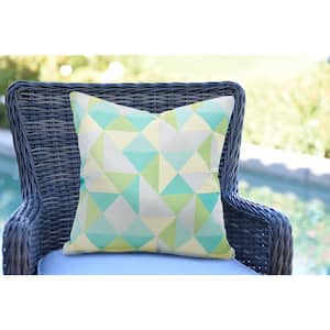 Ruskin Lagoon Square Outdoor Accent Throw Pillow (Set of 2)