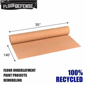2.9 ft. x 140 ft. Brown Builder's Paper (2-Pack)