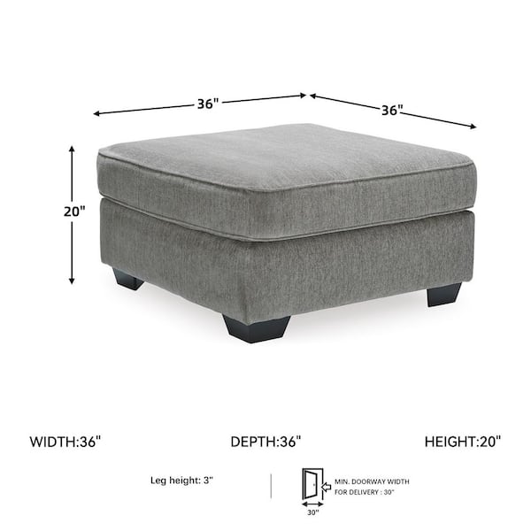 Signature DESIGN BY ASHLEY Altari Gray Polyester Square Accent
