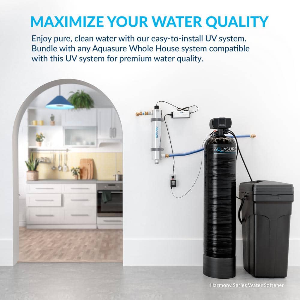 Aquasure Quantum 18 GPM Stainless Steel UV Water Filter System