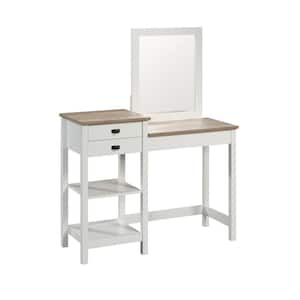 Cottage Road 54.409 in.H Soft White 2-Drawer Vanity