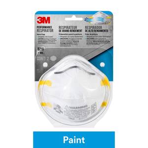 8210 N95 Paint Prep Sanding Disposable Respirators (2-Pack)