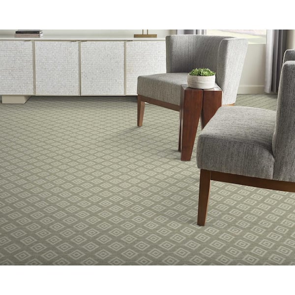 Diamond Park Quartzite Brown 13.2 ft. 32.44 oz. Nylon Pattern Carpet - Installation Required