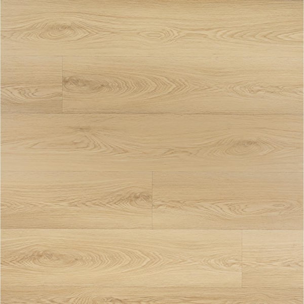 A&A Surfaces Silver Lullaby 20 MIL x 9 in. W x 48 in. L Waterproof Click Lock LVT Plank Flooring (44 cases/1317.36 sq. ft./pallet)