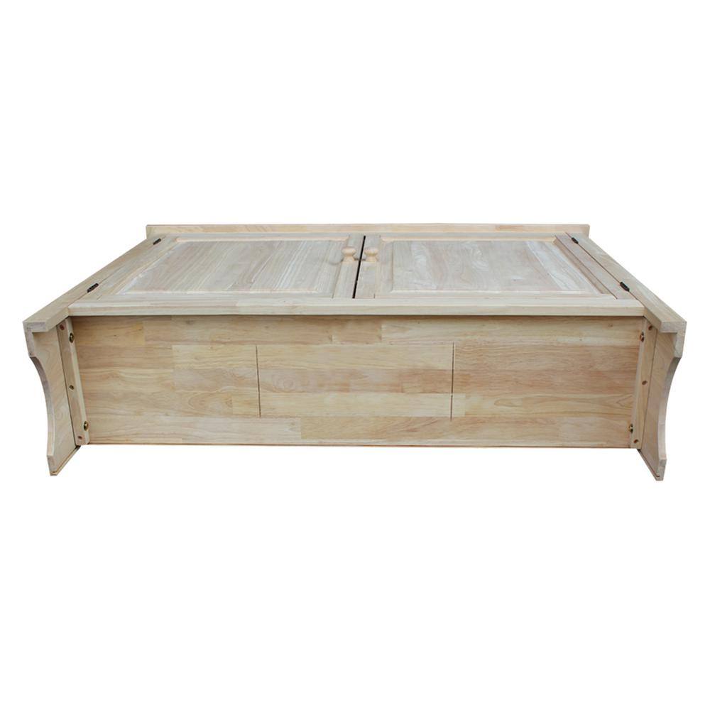 Light Brown Coastal Adjustable Shelving Buffet Sideboard
