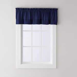 Holden 13 in. L Polyester Valance in Navy