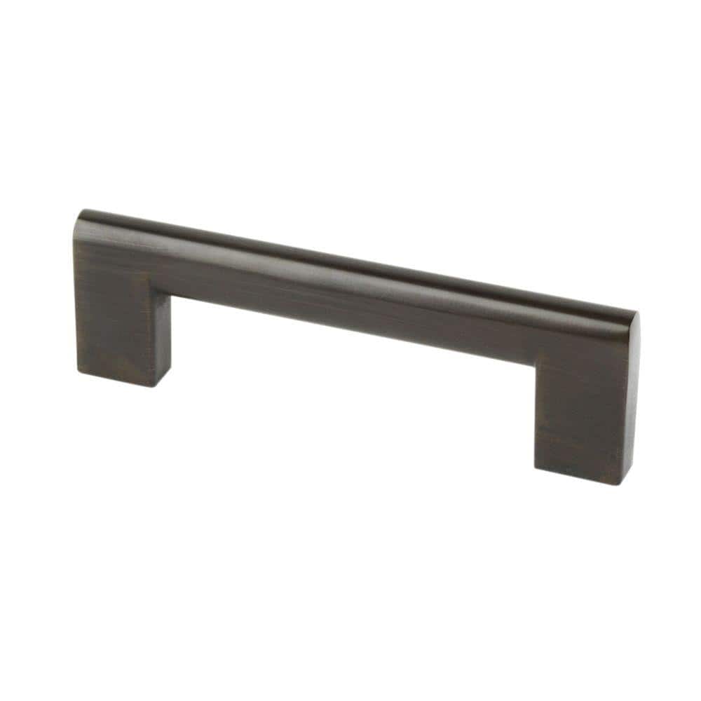 Contemporary Collection 4.5 in. Center-to-Center Oil Rubbed Bronze Edge Cabinet Pull price history on PriceWatchPro