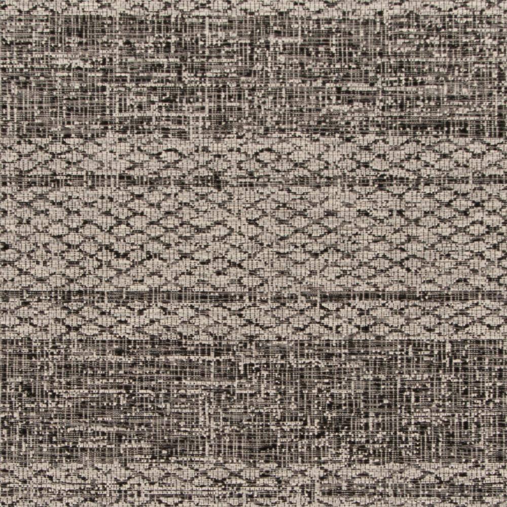6'7" Square Gray Synthetic Outdoor Area Rug