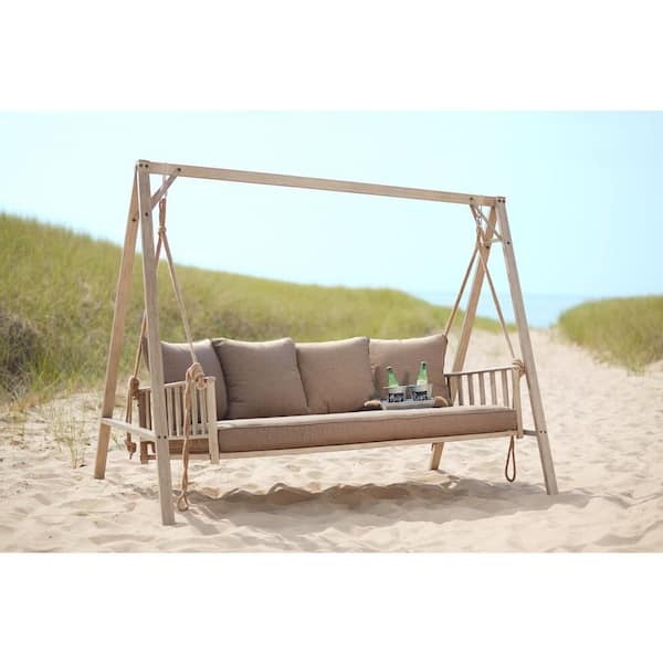 Hampton bay outlet cane patio swing