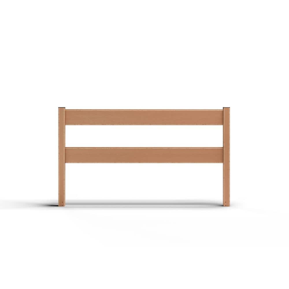 Composite Modern 2 Board Ranch Rail (3 ft. H x 5.75 ft. W) Timber Brown price history on PriceWatchPro