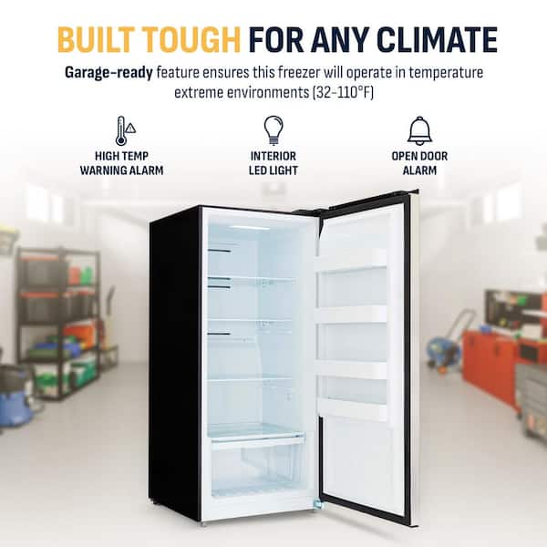 13.8 cu. ft. Upright Freezer Stainless