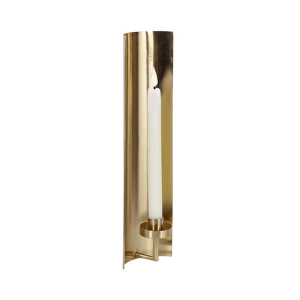 Taybron Gold Metal Candle Sconce