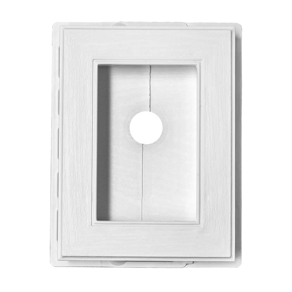 Novik 5.94 in. x 7.56 in. Polypropylene Recessed-Split Mounting 