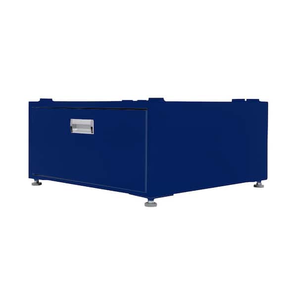 23.6 in. High Laundry Pedestal in 10 in. with Drawer in Midnight Blue