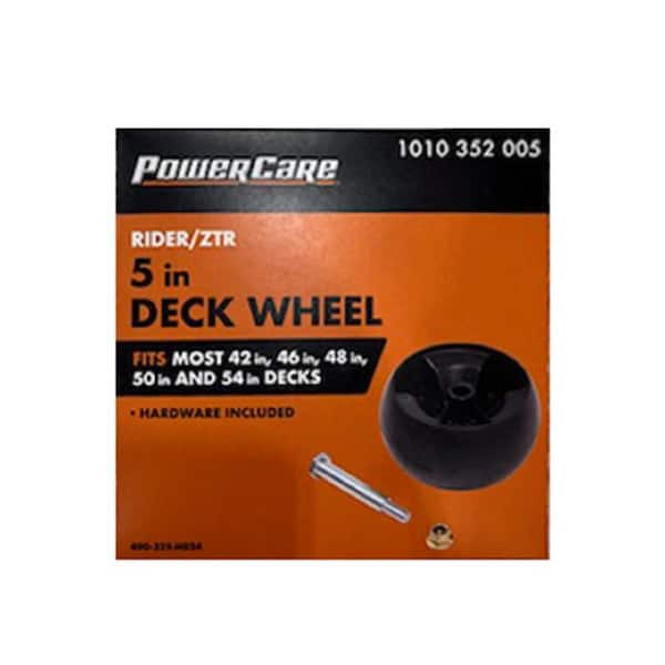 Powercare Universal 5 in. Deck Wheel for Lawn Tractors and Zero Turn Mowers
