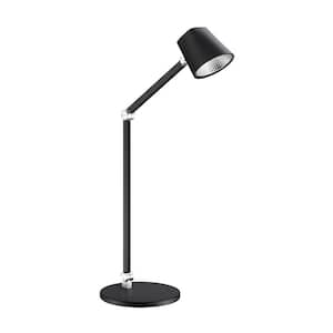 VEGA 15 in. Black Dimmable LED Task and Reading Lamp with Adjustable Lamp Head